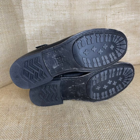 Frye 3472366 Tyler Engineer Leather Womens Black Boots Size 9B - Picture 6 of 6